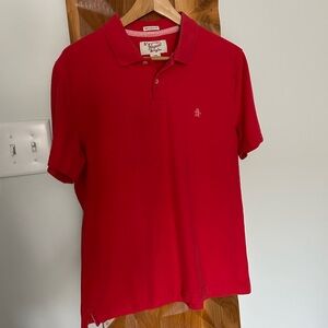 Penguin Heritage Slim Fit Men’s Pink Polo Size L